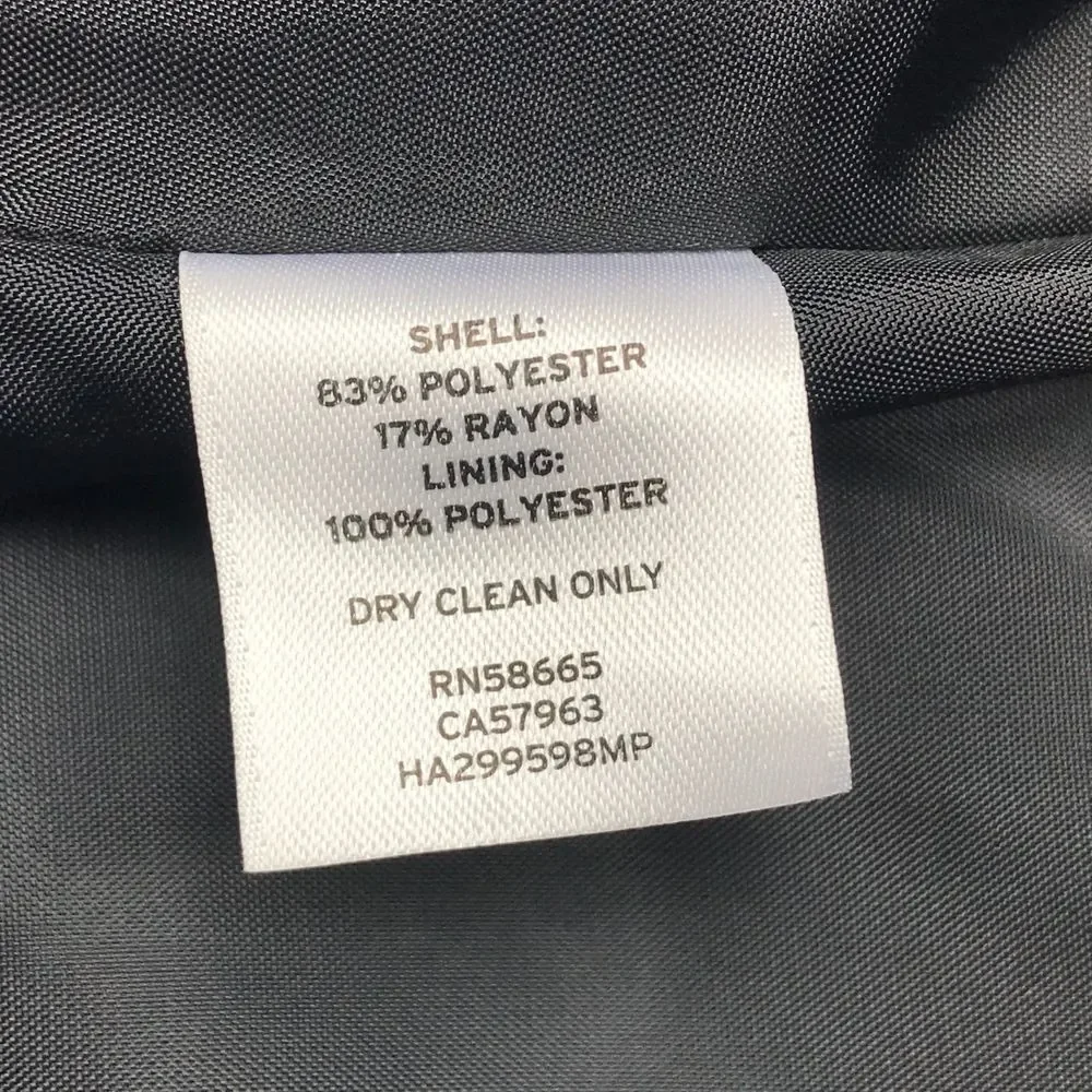 Halogen Pleated Tweed A Line Skirt Blue Size 2P - Picture 5 of 6